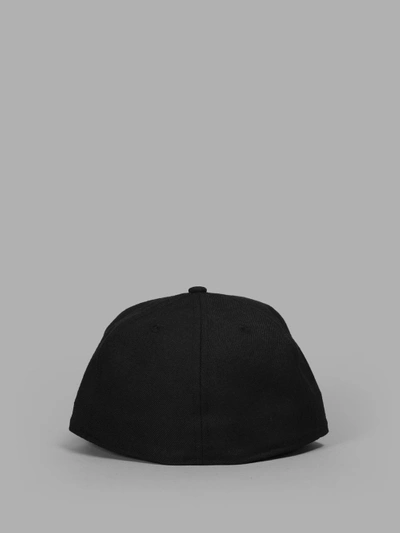 Shop Yohji Yamamoto Men's Black Logo Cap In In Collaboration With New Era