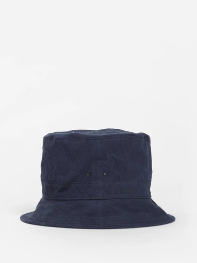 Shop Thom Browne Men's Blue Lined Bucket Hat