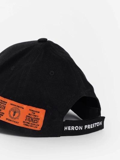 Shop Heron Preston Men's Black Dsny Cap