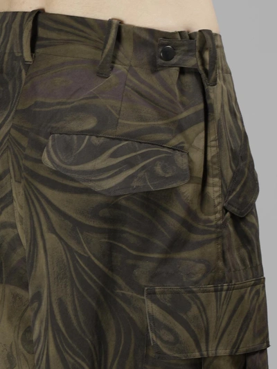Shop Yohji Yamamoto Men's Camo Cargo Pant In Green Pattern