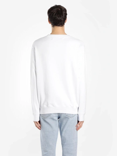 Shop Off-white Off White C/o Virgil Abloh Men's White Basic Crewneck Sweater