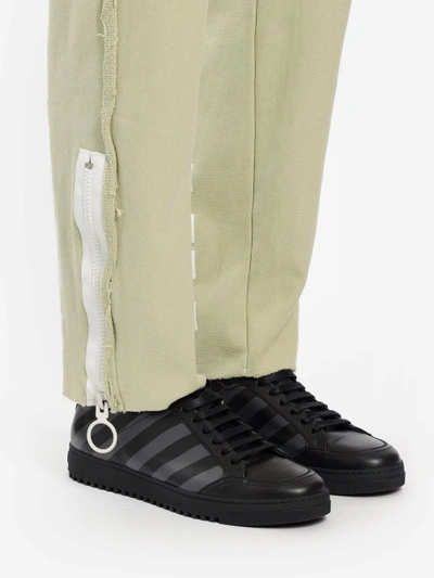 Shop Off-white Off White C/o Virgil Abloh Men's Green Champion Sweatpants