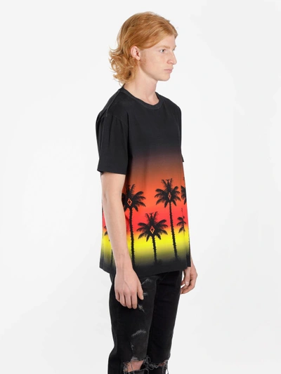 Shop Marcelo Burlon County Of Milan Marcelo Burlon Men's Multicolor Palms T-shirt