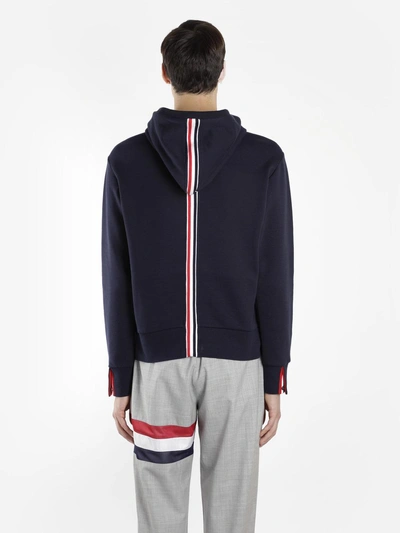 Thom Browne Men's Blue Hoodie In Blue