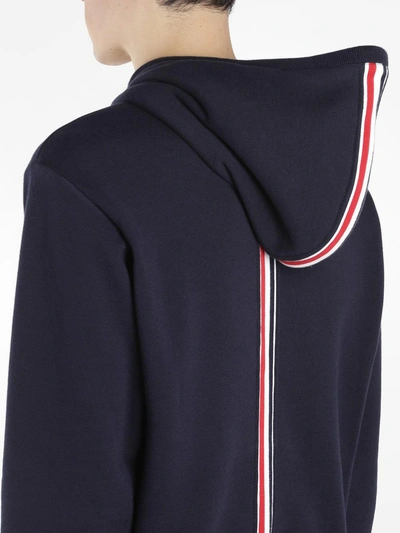 Thom Browne Men's Blue Hoodie In Blue