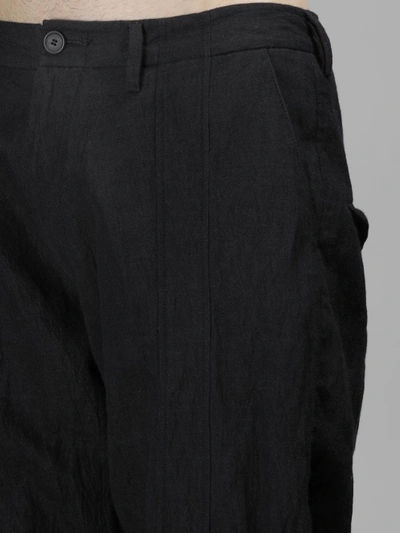 Shop Ziggy Chen Men's Black Classic Large Trousers