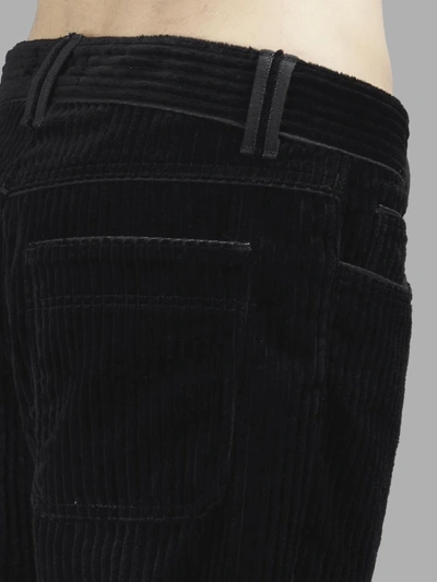 Shop Di Liborio Men's Black Curdoroy Jeans