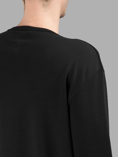 Shop Thamanyah Black Long Sleeves T-shirt