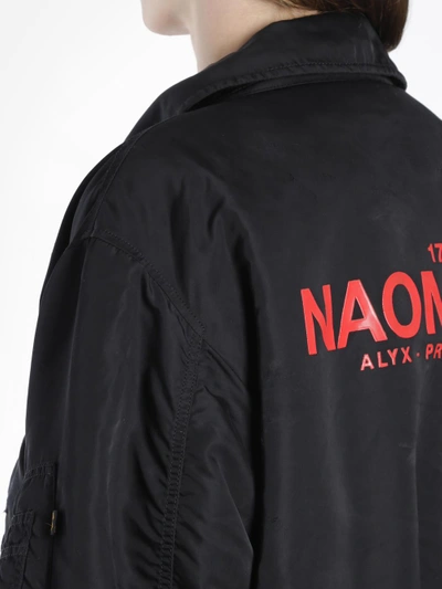 Shop Alyx X Alpha Industries Men's Black Halycon Bomber Jacket