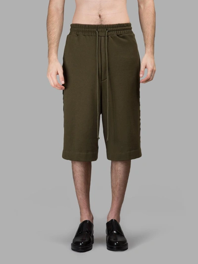 Shop Juunj Green Covered Shorts