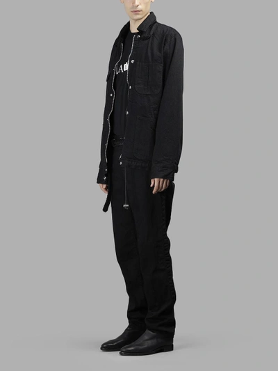 Shop Sacai Men's Black Denim Jacket