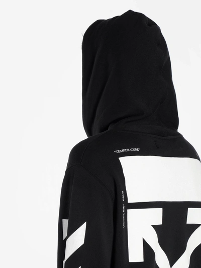 Shop Off-white Off White C/o Virgil Abloh Men's Black Diag Monalisa Hoodie