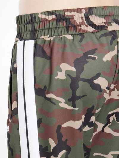 Shop Palm Angels Men's Green Camouflage Track Pants