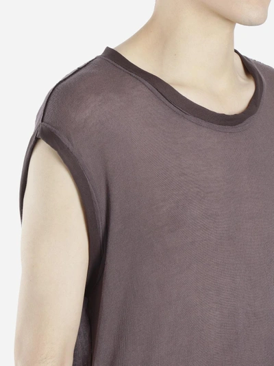 Shop Di Liborio Men's Brown Sleeveless Tee