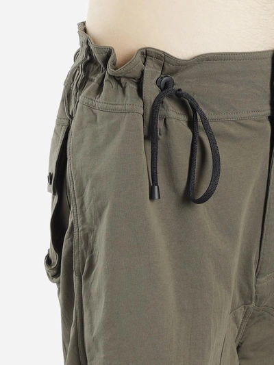 Shop Di Liborio Men's Green Drawstrings Shorts