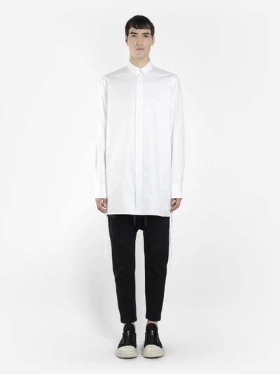Shop D By D Men's White Long Shirt With Lateral Strings