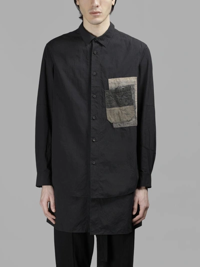 Shop Ziggy Chen Shirts In  Black