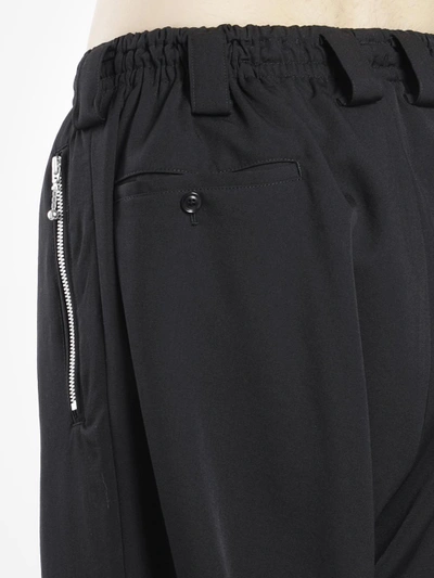 Shop Yohji Yamamoto Men's Black Ball Zip Pants