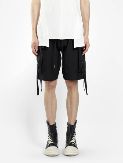 Shop D.gnak By Kang.d Men's Black Cargo Shorts