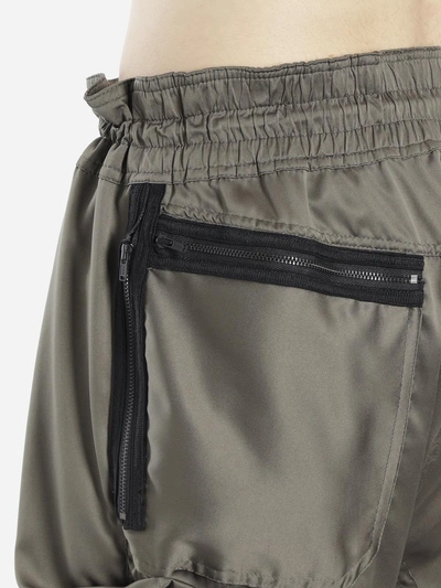 Shop Di Liborio Men's Green Drawstring Shorts