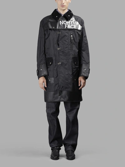 Shop Junya Watanabe X The North Face Men's Black Oxford Long Coat