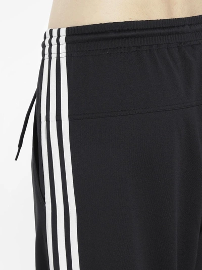 Shop Y-3 Men's Black 3 Stripes Track Pants
