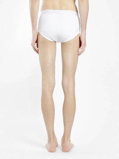 Shop Balenciaga Men's White 3 Slips Package In Package Of 3 Slips