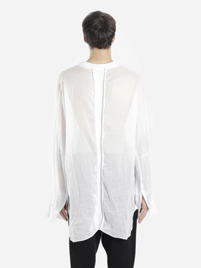 Shop Di Liborio Men's White V-neck Shirt