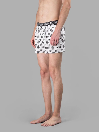 Shop Ktz White/black Boxer Shorts