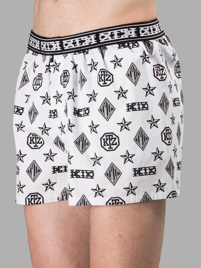 Shop Ktz White/black Boxer Shorts