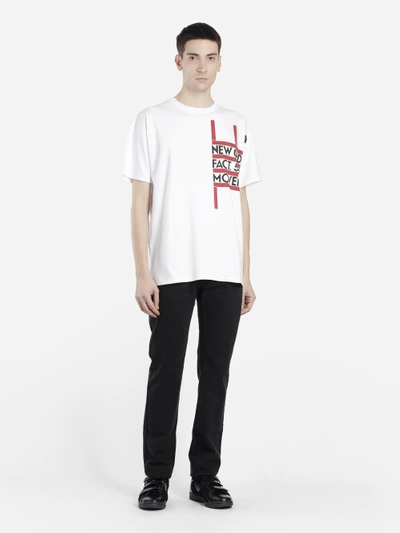 Shop Raf Simons Men's White New Order Regular Fit T-shirt