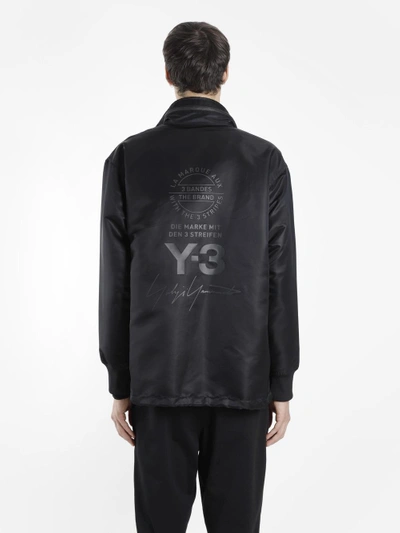 Shop Y-3 Men's Black Coach Jacket