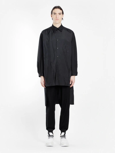 Shop Yohji Yamamoto Men's Black Staff Shirt