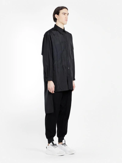 Shop Yohji Yamamoto Men's Black Staff Shirt