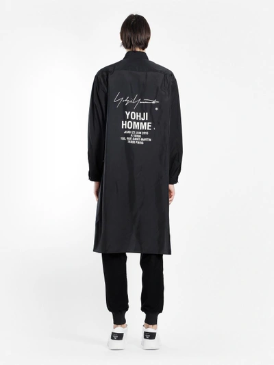 Shop Yohji Yamamoto Men's Black Staff Shirt