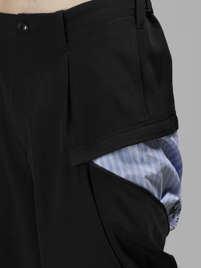 Shop Yohji Yamamoto Men's Hip Zip Pattern In Black