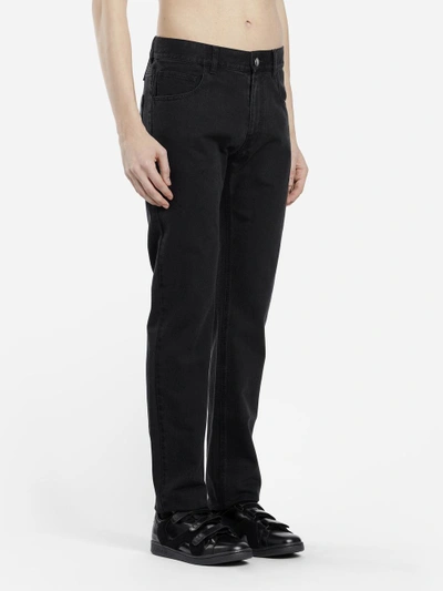 Shop Raf Simons Men's Black Regular Fit Jeans