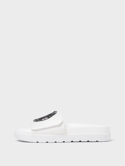 Shop Donna Karan Dkny Unisex Sia Flat Sandal - In White