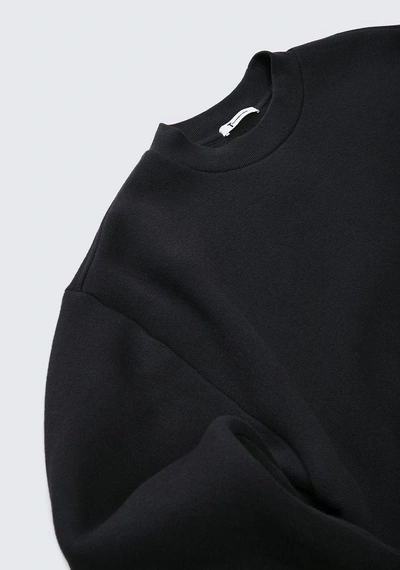 Shop Alexander Wang Exclusive Dense Fleece Sweatshirt In Black