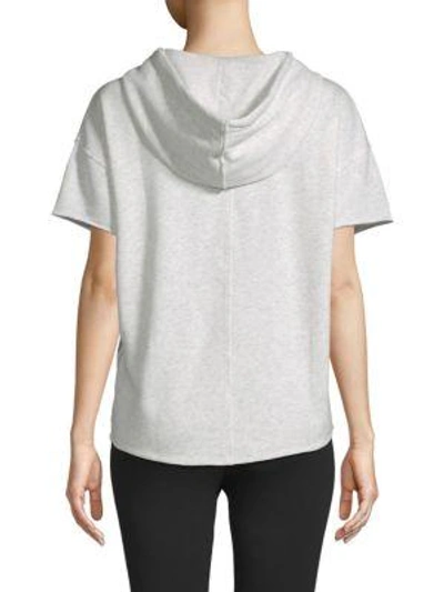 Shop Marc New York Classic Hooded Sweatshirt In Midnight Heather