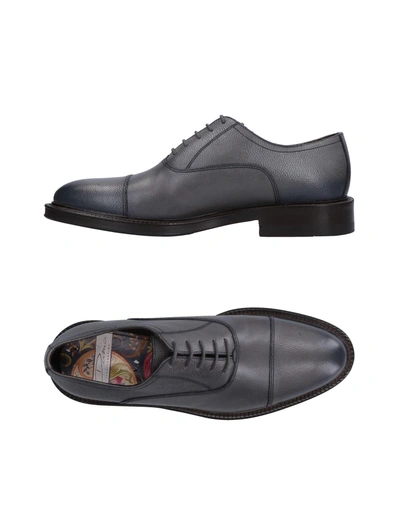 Shop Dama Laced Shoes In Grey