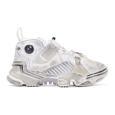 Shop Vetements White Reebok Edition Genetically Modified Pump High-top Sneakers