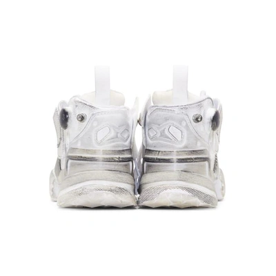 Shop Vetements White Reebok Edition Genetically Modified Pump High-top Sneakers