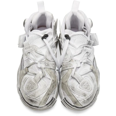 Shop Vetements White Reebok Edition Genetically Modified Pump High-top Sneakers