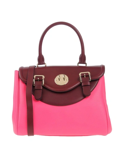 Shop Hill & Friends Handbags In Fuchsia
