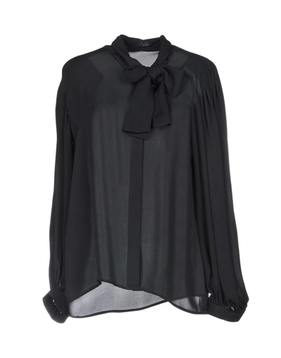 Shop Joseph Shirts & Blouses With Bow In Black