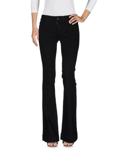 Shop J Brand Woman Denim Pants Black Size 30 Cotton, Polyester, Elastane