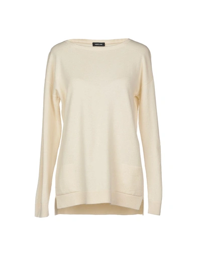 Shop Anneclaire Sweater In Ivory