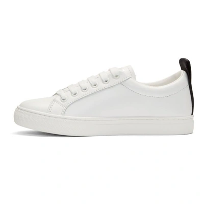 Shop Marc Jacobs White Love Embellished Empire Sneakers In 101 Wht Mul