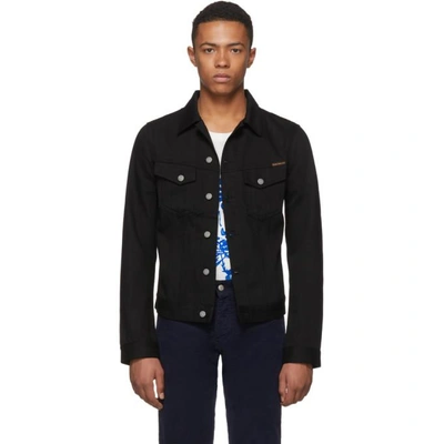 Nudie jeans black denim jacket clearance